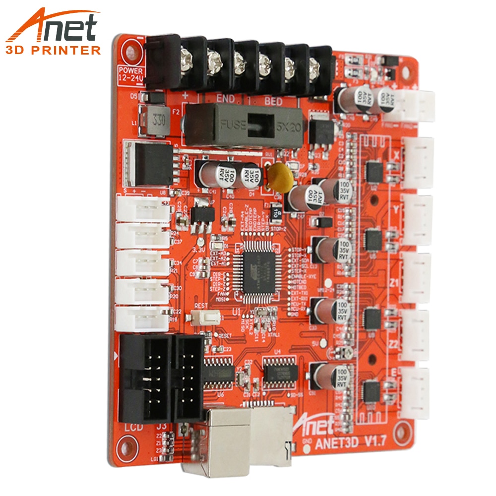 Carte mère Marlin pour Anet A8 A8 plus A6 A6L A8L A9 E10 E12 E16, circuit imprimé de remplacement