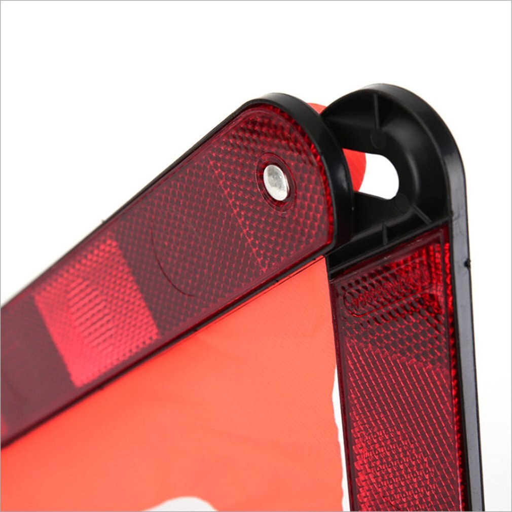 Car Tripod Warning Sign Dangerous Fault Stop Sign Car Reflective Tripod Safety Red Durable Day And Night