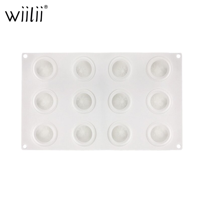 Oranje siliconen mallen voor mousse cake 3d bakvormen decoratiegereedschappen bakken chocolade dessert puddingvorm siliconen vormen