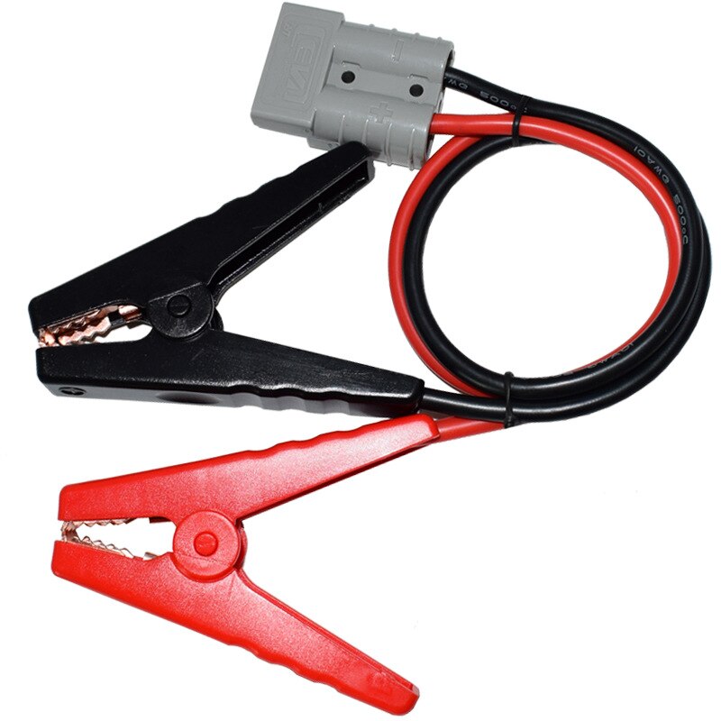 Battery Alligator Clips with Connectors Compatible with 50 Amps Anderson Powerpole Connector 10 AWG 1.8 ft.