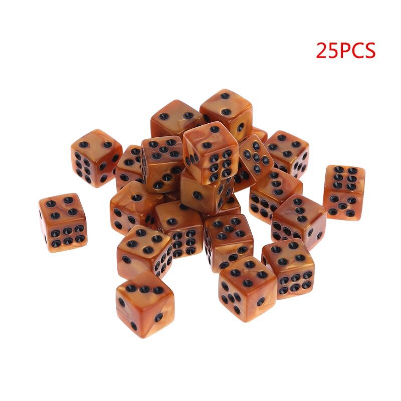 Dés DND Jumbo en acrylique solide – 40 mm noir perle D6, gros dés de jeu