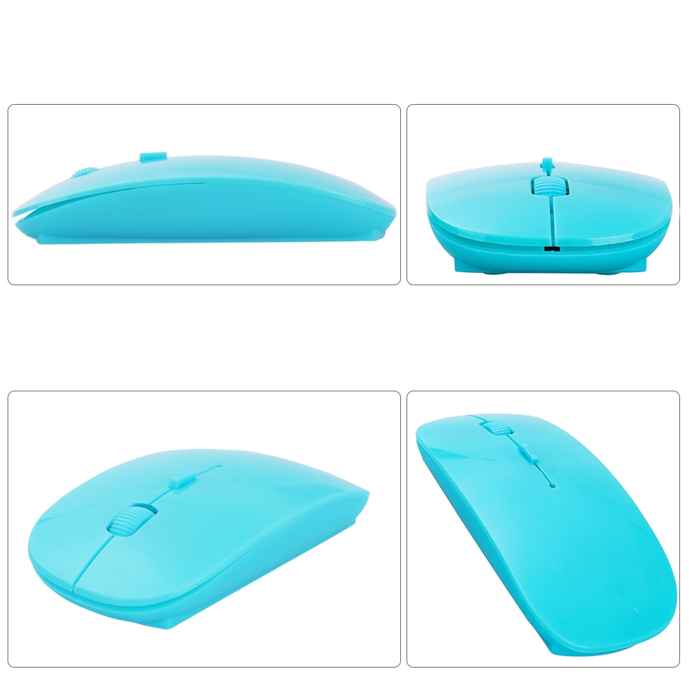 2.4G Wireless Mouse 1600 DPI USB Optical Computer Mouse 2.4G Receiver Super Slim Mouse For PC Laptop