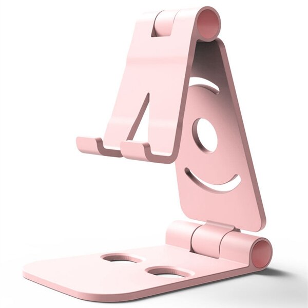 Soporte Universal de mesa para teléfono móvil, soporte de escritorio para iPhone 7, 8 X, soporte para tableta, soporte para iPad Mini de 9,7 pulgadas: Style 1 pink