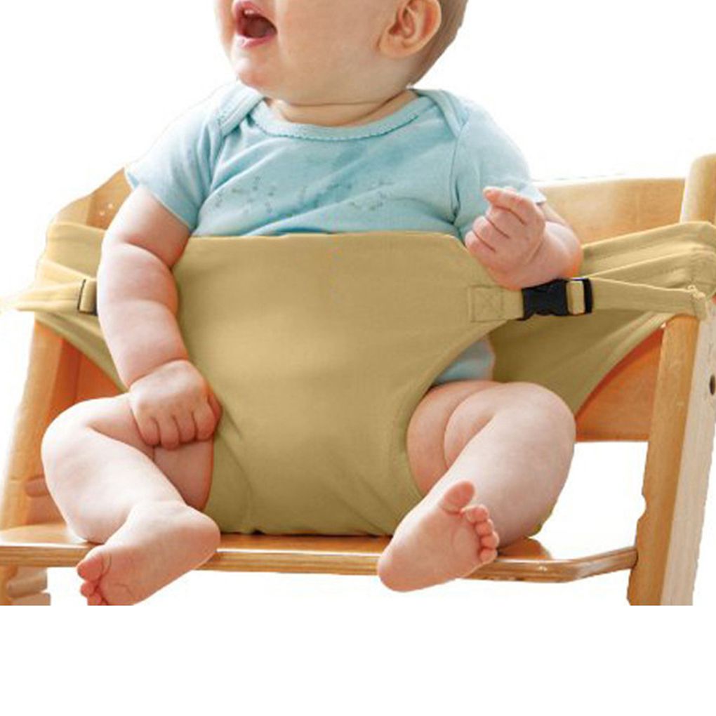 Portable Safety Baby Chair Harness Travel Foldable Washable Infant High Dinning Cover Seat