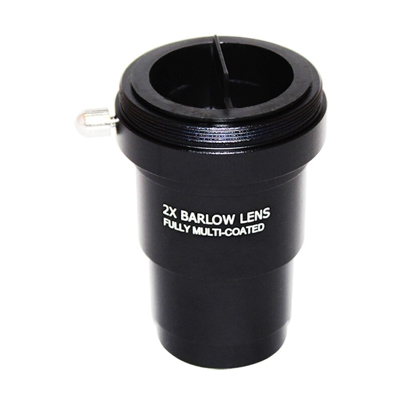 1.25 Inch 2X Metalen Barlow Lens En Camera T Adapter Voor Telescopen Oculair