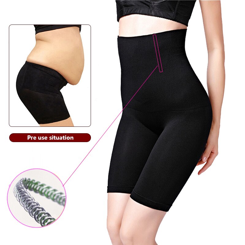 Wome High Waist Postpartum Abdomen Underwear Hips Waist Thin Body Reduction Belly Slim Large Size Flat Angle Abdomen Aafety Pant