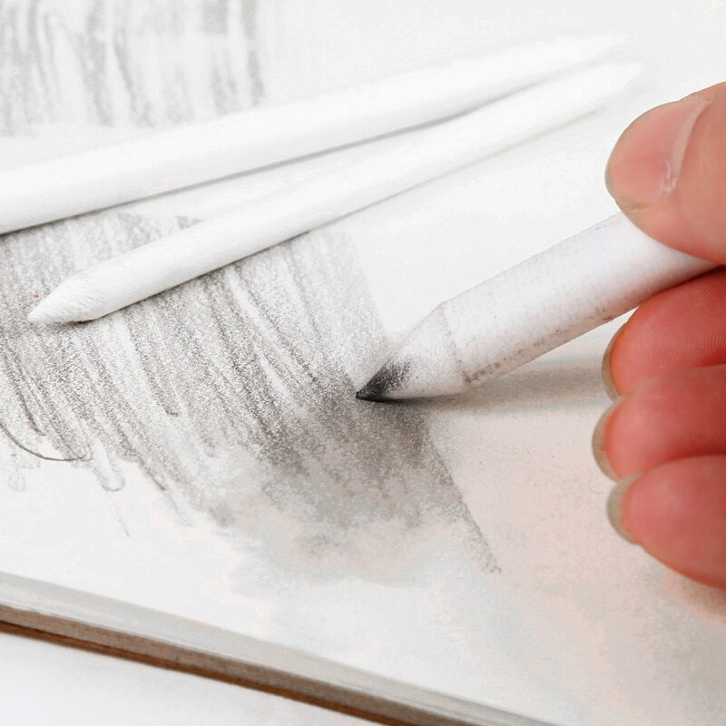 6pcs Tortillon Durable Art Drawing Tool Stump Sketch Pastel Blending Smudge Tortillon MJJ88