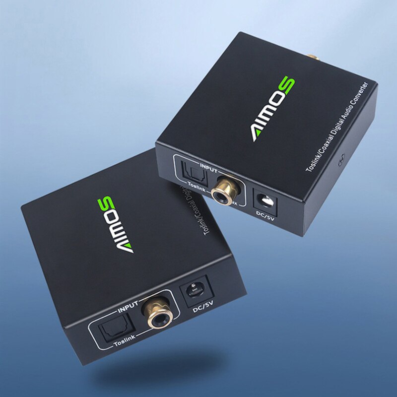 2 Way Optische Spdif Toslink Naar Coax Of Coaxiale Optische Spdif Toslink Bi-Directionele Schakelaar Digitale Audio Converter