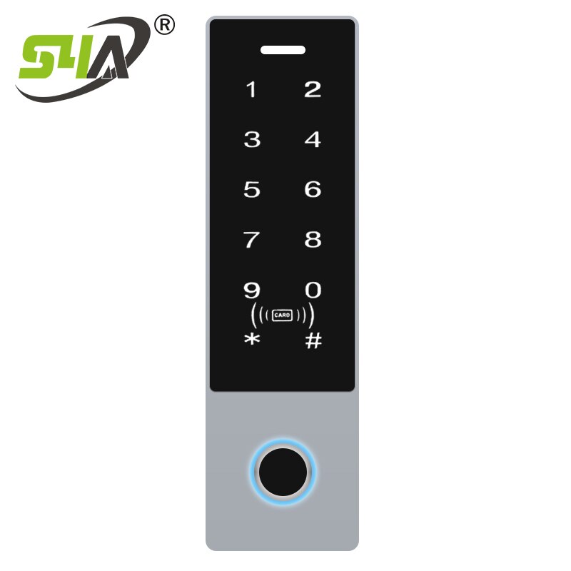 Metal Fingerprint Access Control Machine ID Card Password Access Control Touch screen RFID Access Controller