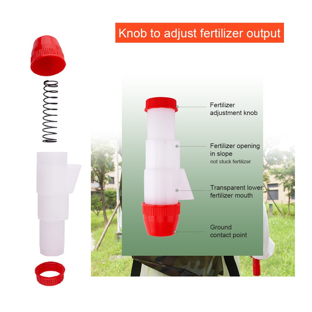 Maïs Enkele Buis Tuin Meststof Strooier Tool Multifunctionele Handleiding Dressing Met Zak Groente Thuis Arbeidsbesparende