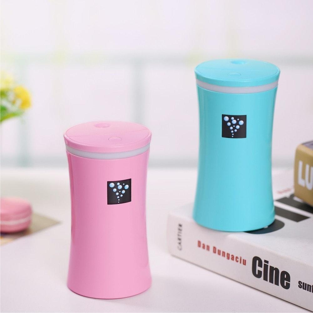 230ML Ultrasonic Humidifier USB Car Humidifier Mist Maker Mini Aroma Essential Oil Diffuser Aromatherapy Home Office
