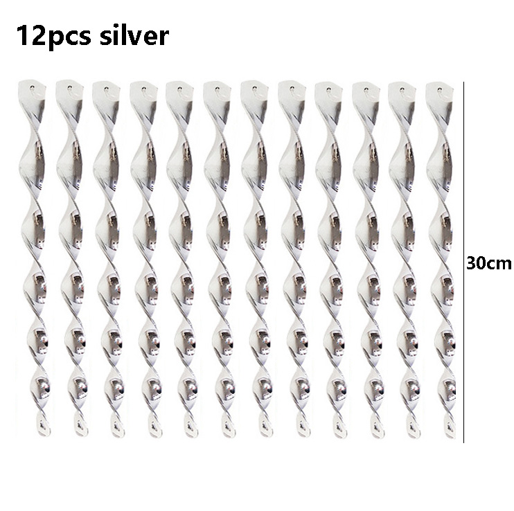12pcs Bird Repeller Rotating Rod Reflective Bird D... – Grandado