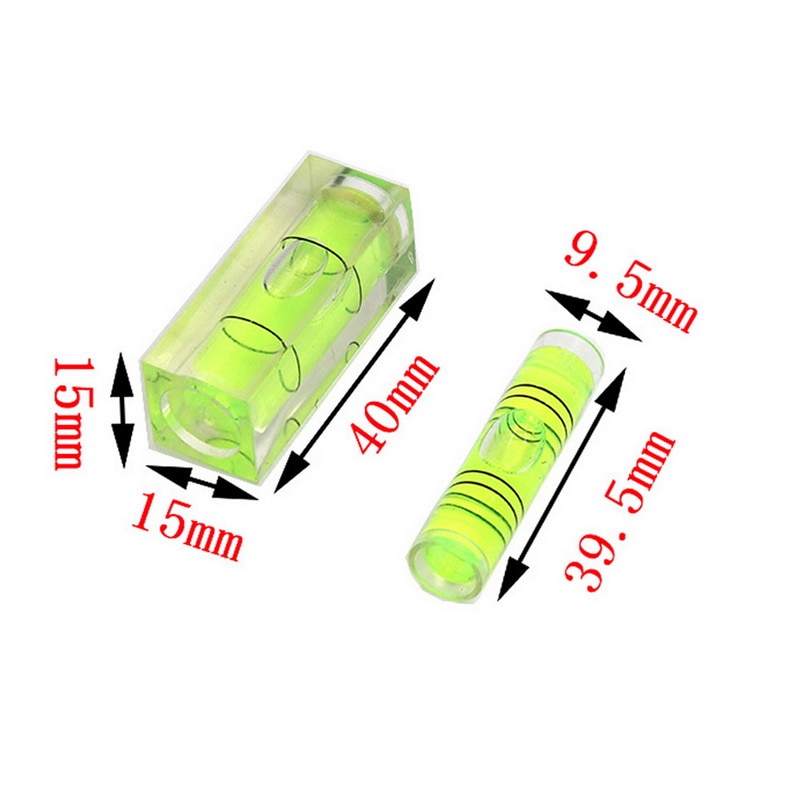 Mini T-Type Spirit Level Mini Plastic Bubble Level Acrylic Leveler Acrylic Measuring Level Adjustment