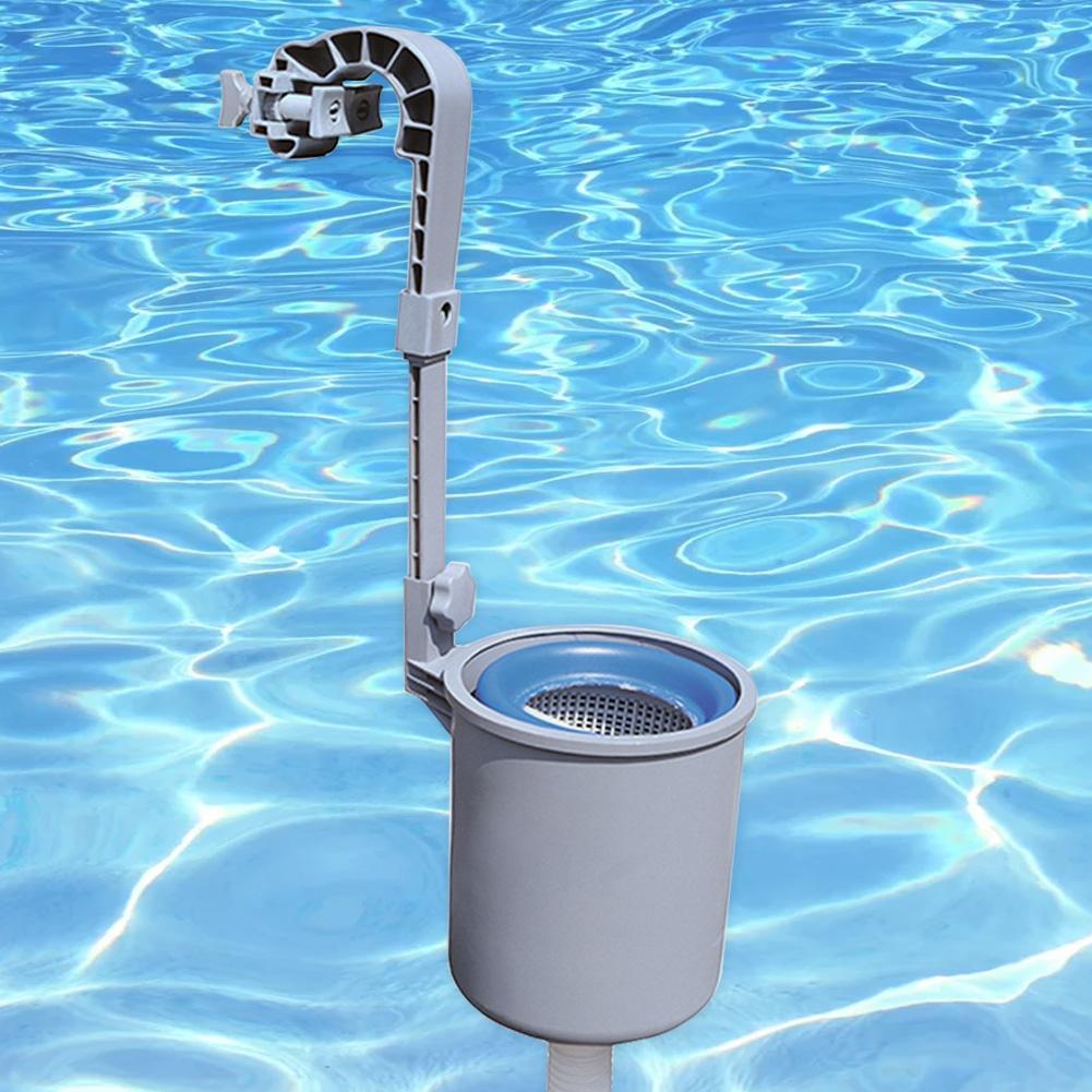 Zwembad Skimmer Wall Mount Zwembad Filter Automatische Skimm Schoon Bladeren Absorberen Puin Zwembad Schoonmaken Tool