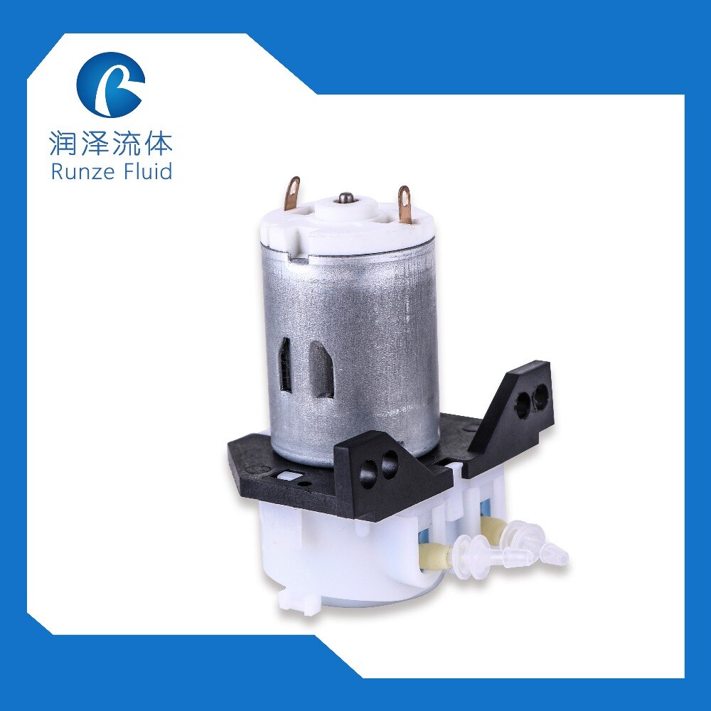 Two pcs Mini Peristaltic Pump Small Flow Hydroponic Dosing Pumping Water