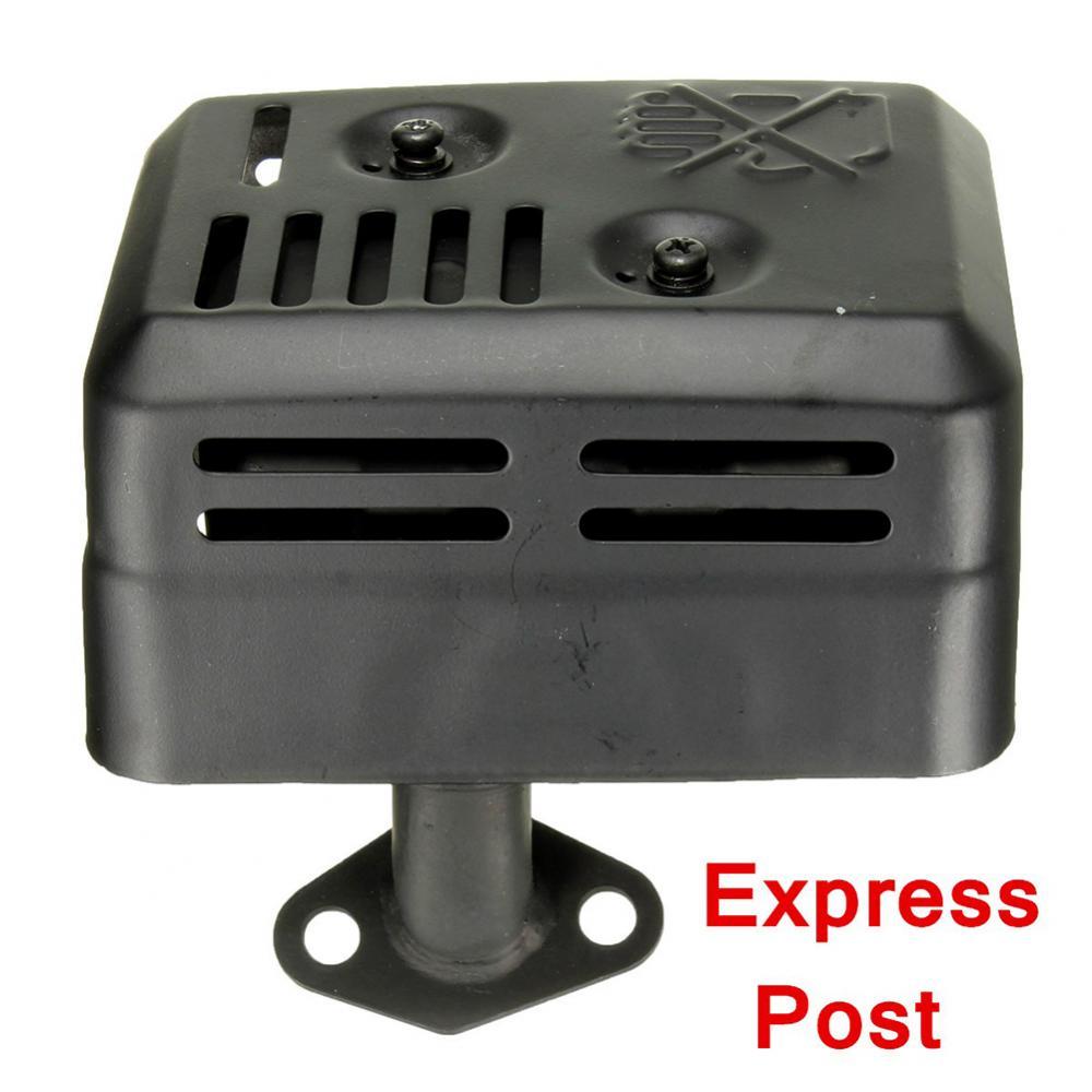 ¡OFERTA 35%! Sistema de silenciador de escape, protección térmica para Honda GX110, GX120, GX140, GX160, GX200
