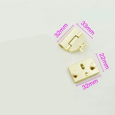 1Pcs Tas Sluiting Lock Voor Diy Handtas Tas Accessoires Handtas Snap Sluiting Case Gespen Onderdelen Hardware Tool: 4