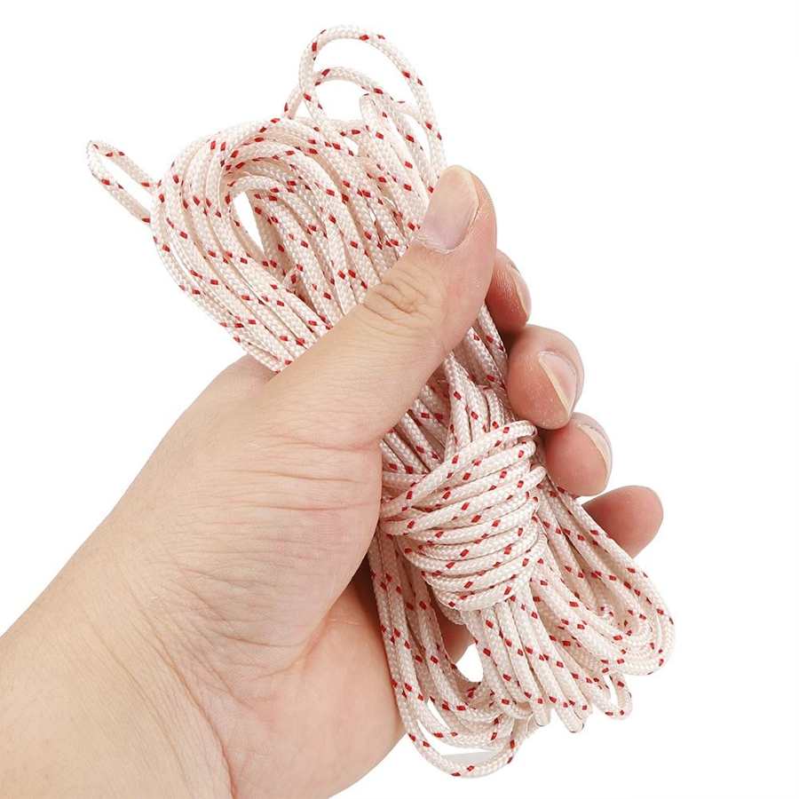 10m/32.8ft Fiber Chainsaw Lawn Mower Starter Rope Cord Replacement Outdoor Equipment Accessory Lawn Mower Accessories