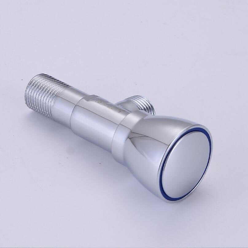 G1/2*1/2 Brass Triangle Valve Household Bathroom Water Heater Water Stop Valve Faucet And Cold Water Universal Inlet Valve