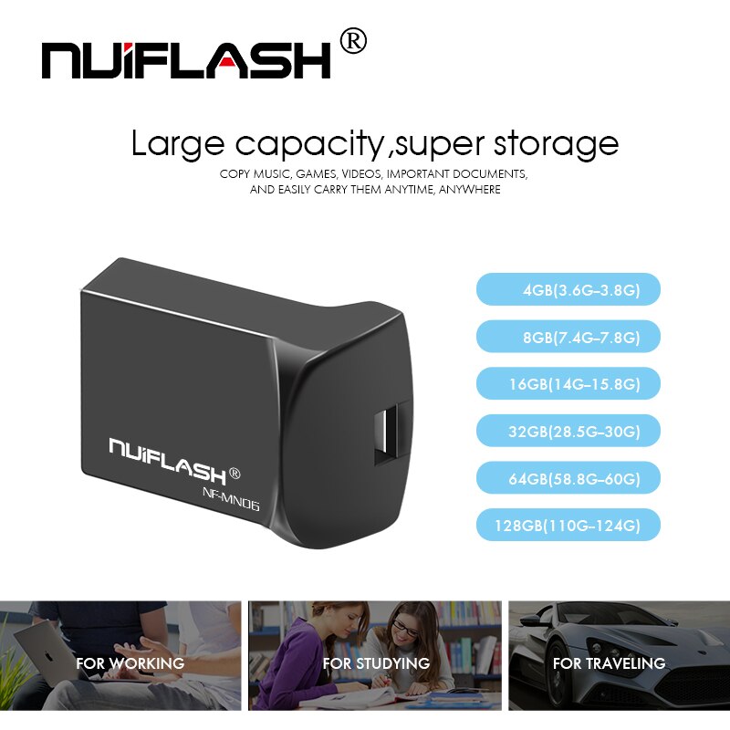 Metall Mini USB Flash Drive 256 GB 128GB 64GB 32GB 16GB 8GB Stick Cle USB flash Stick Pen Drive 8 16 32 64 128 256 GB