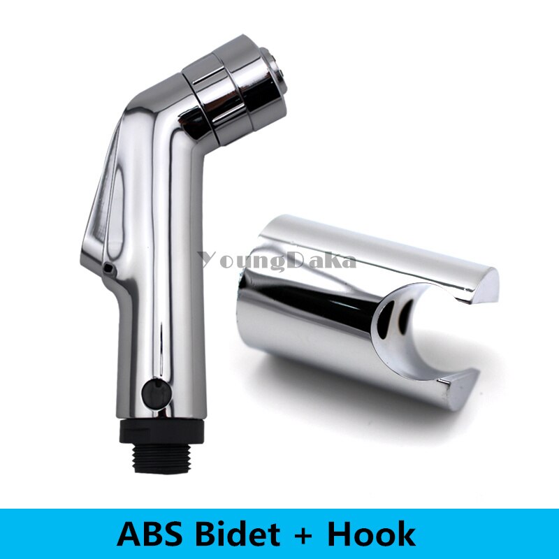 Marca Modern Acabamento Cromado Duplo Modo de Sanita Bidé Spray de Torneira Do Chuveiro Do Banheiro Conjunto com Mangueira & Holder. Limpeza de saúde Bidê: Bidet and Hook