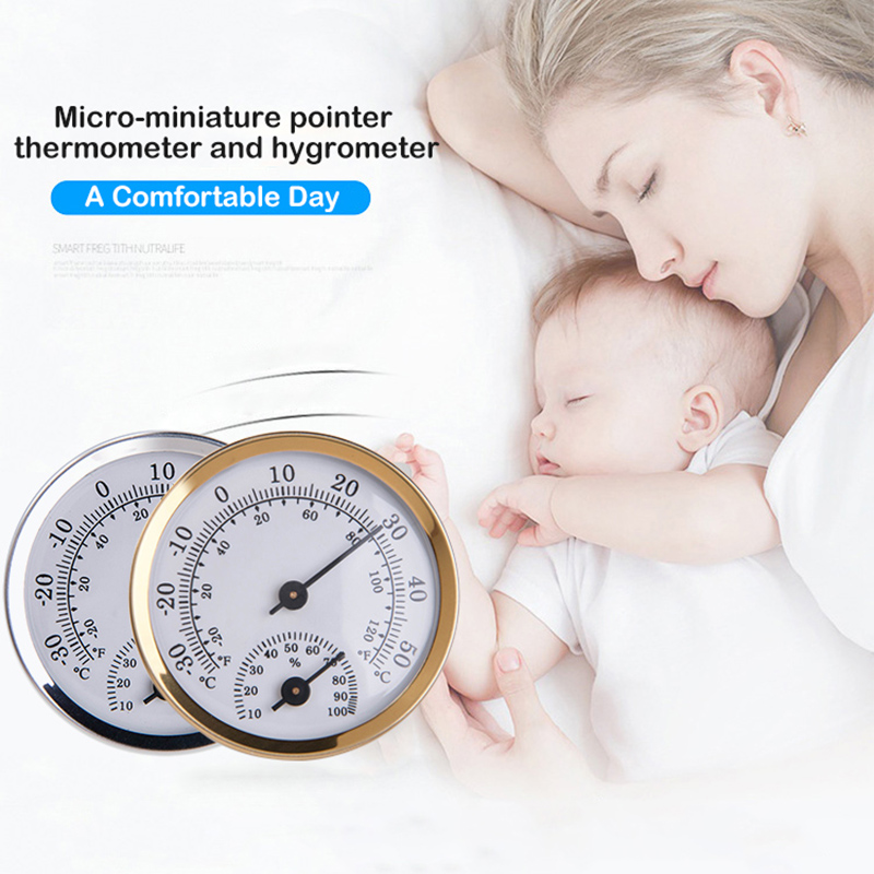 Huishoudelijke Vochtigheid Temperatuur Meter Gauge Wandmontage Temperatuur-vochtigheidsmeter Thermometer & Hygrometer Voor Sauna