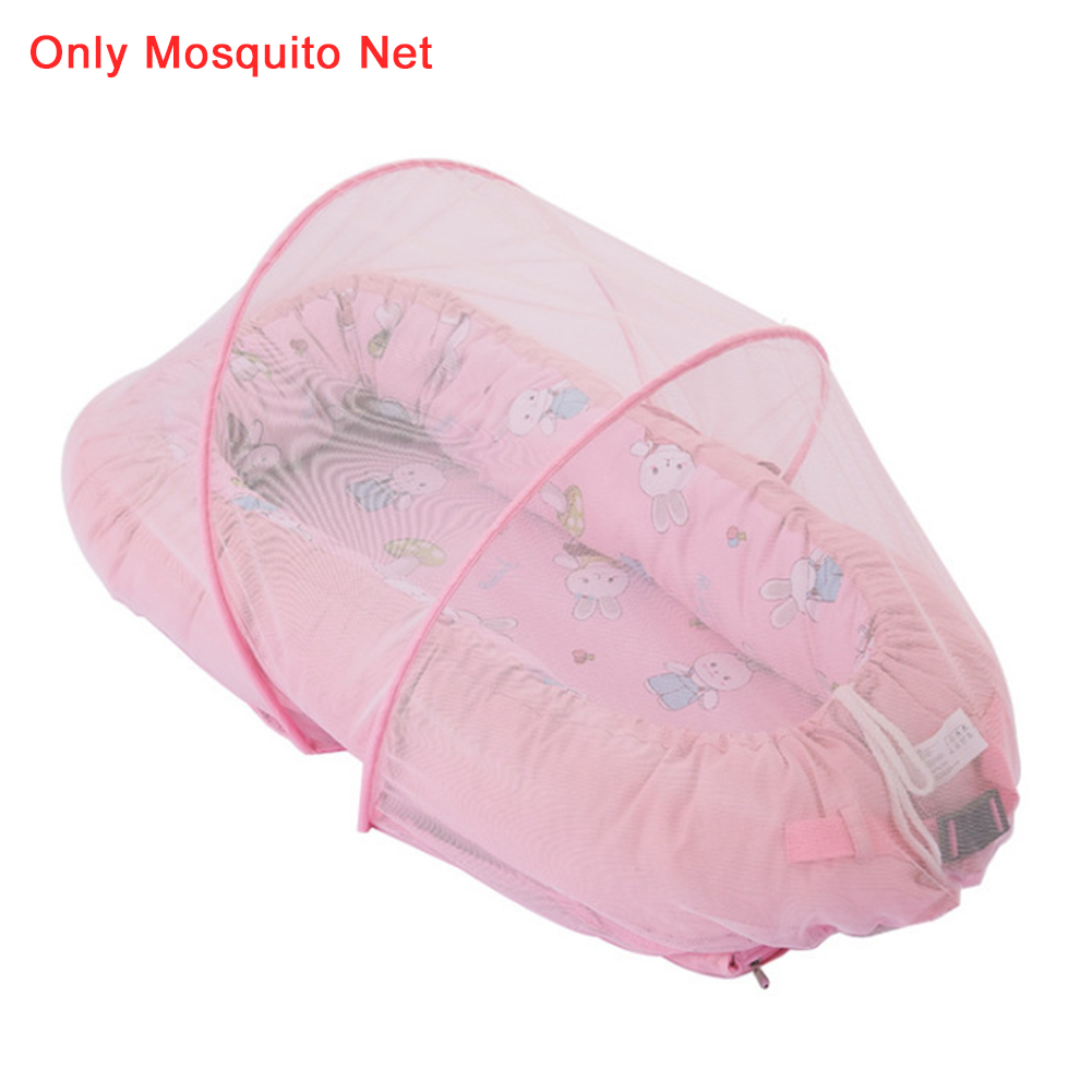 68X48Cm Draagbare Vouwen Beddengoed Wieg Klamboe Reizen Ademend Woonkamer Dunne Multifunctionele Home Decor Zomer: Pink Mosquito Net