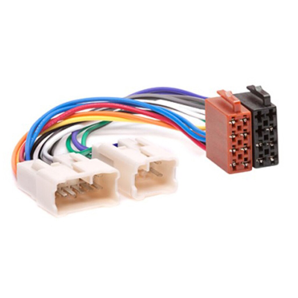 Bil ledningskabel adapter for toyota / iso stereo ledning kabel pluggkontakt enkel installasjon
