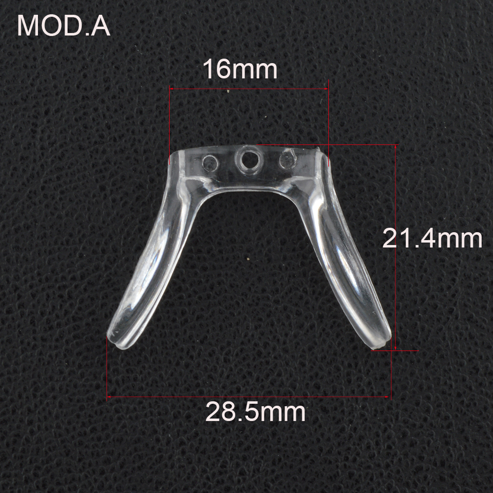10pcs Bridge Conjoined PVC plastic Nose Pads eyeglasses eyewear nose pads 4models optipn