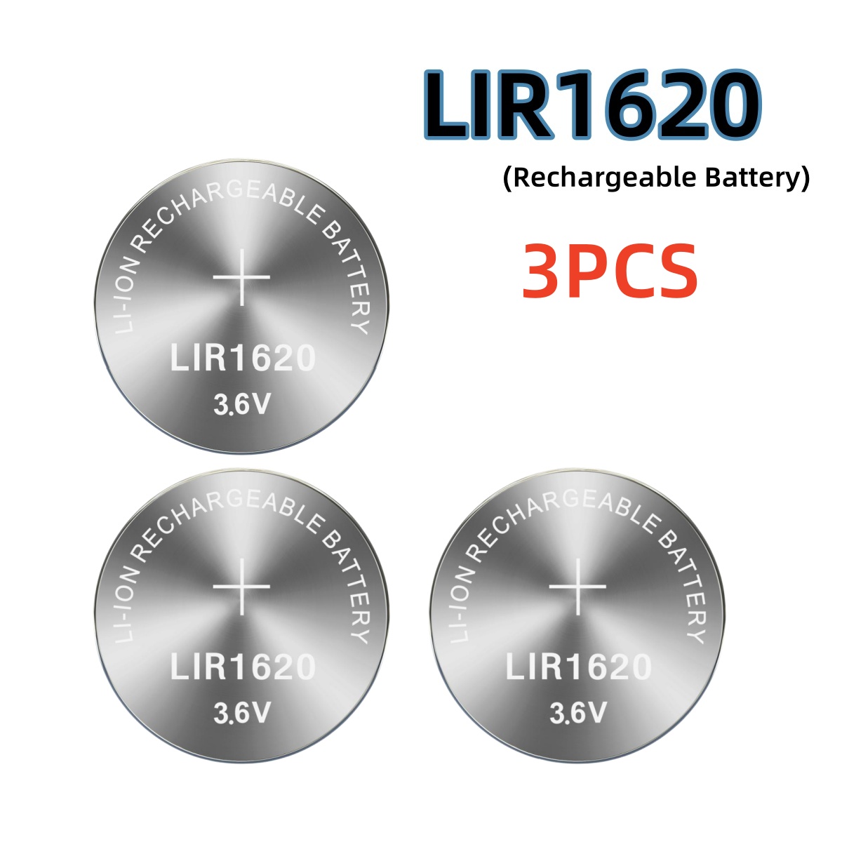 1-10 sztuk LIR1620 1620 3.6V akumulator ładowanie 1620 może zastąpić baterie guzikowe CR1620: Złota