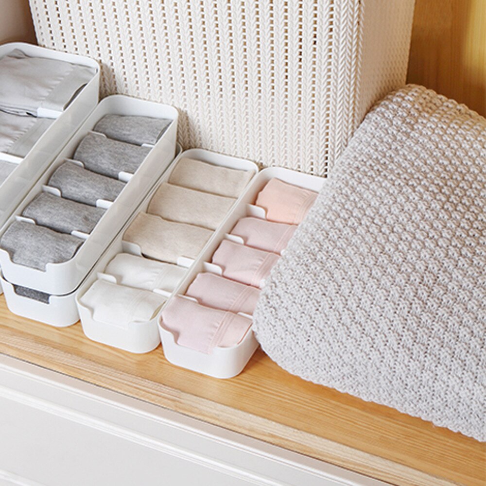 5 stevig En Duurzaam Mesh Opbergdoos Opbergdoos Stropdas Bra Sokken Masker Handdoek Lade Cosmetische Scheiding Opslag Tool K15