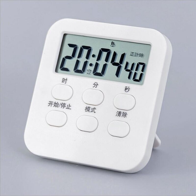 24-hour timer with time timer Multi-function kitchen electronic countdown reminder small clock: Default Title