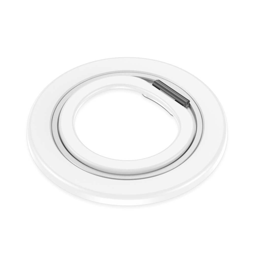 360 ° Obrotowy magnetyczny uchwyt na telefon Uchwyt samochodowy na palec Uchwyt samochodowy robić iPhone'a 17 15 16 14 13 12 zawodowiec Max robić stojaka Magsafe Obudowa podstawka: Beżowy