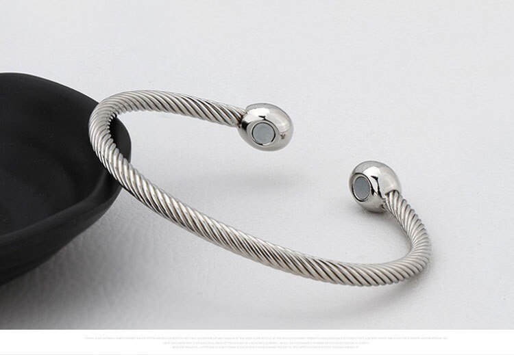 Vintage pure copper Magnetic bracelet bangle Solid Copper bracelet Healing Healthy Energy Power bracelet Twisted Chain for women