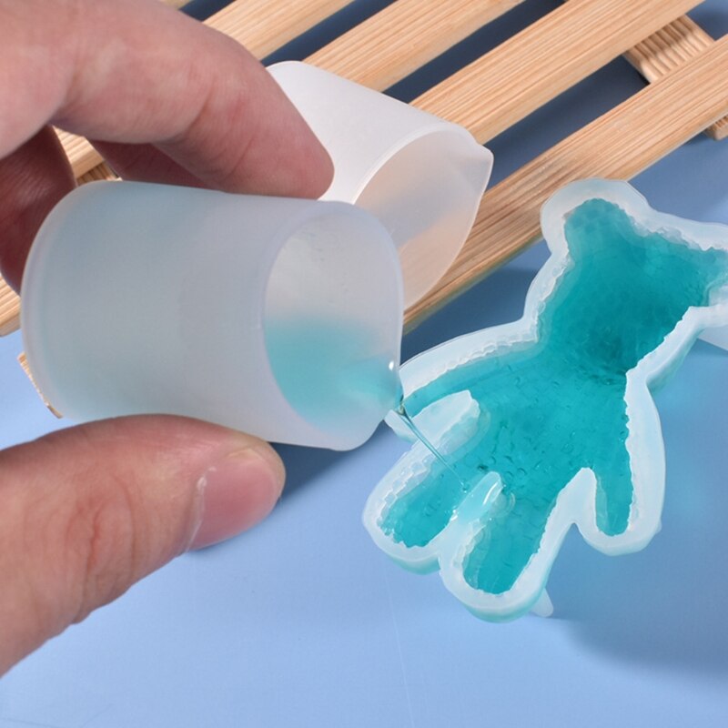 30Ml Siliconen Maatbeker Handgemaakte Diy Sieraden Maken Gereedschap Crystal Epoxy Hars Gemengde Meten Accessoires