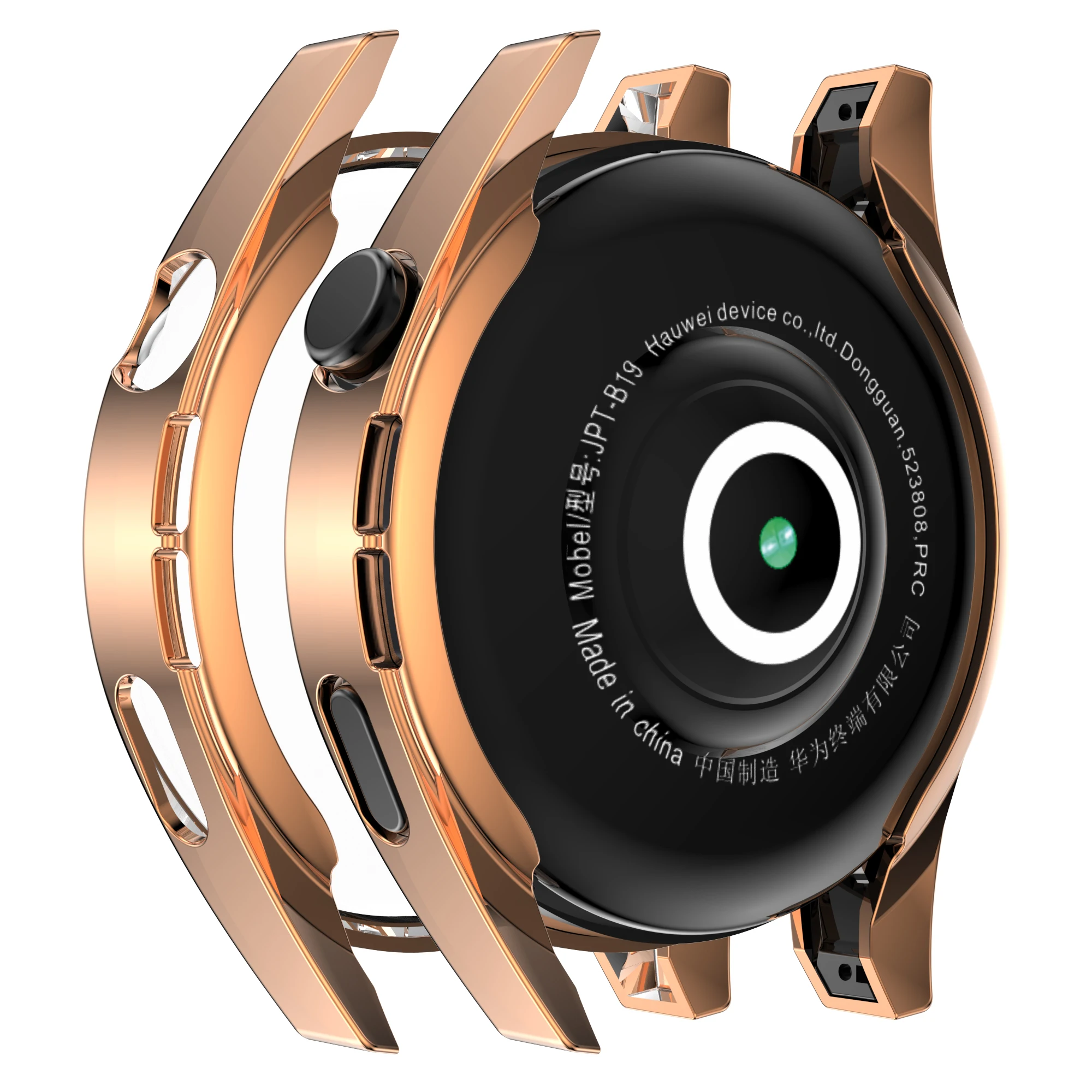 Funda protectora suave para Huawei Watch GT3, Protector de pantalla de 46mm y 42mm, carcasa chapada en silicona para Huawei Watch GT 3/4 41mm