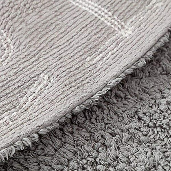 Abc Alphabet Kids Crawling Play Mat - Super Soft Knitting Educational Washable Area Rugs Round 120CM Diameter