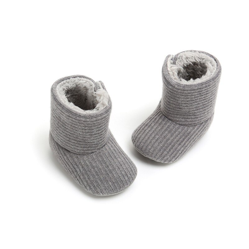 Baby Laarzen Meisje Winter Laarzen Winter Grondwet Ketting Kleur Paars Baby Warmte Warming Schoenen