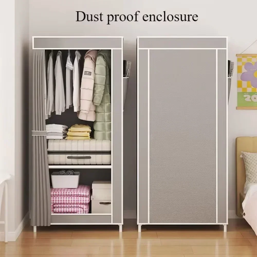 Armario de montaje Simple, armarios de tela de alta capacidad, gabinetes de almacenamiento modernos para el hogar, muebles de dormitorio