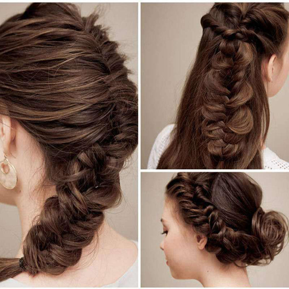 Horquilla mágica de moño para peinado para mujer, horquillas con cabeza de albóndiga, Clip de goma, accesorios para el cabello, herramienta de trenzado de cabello