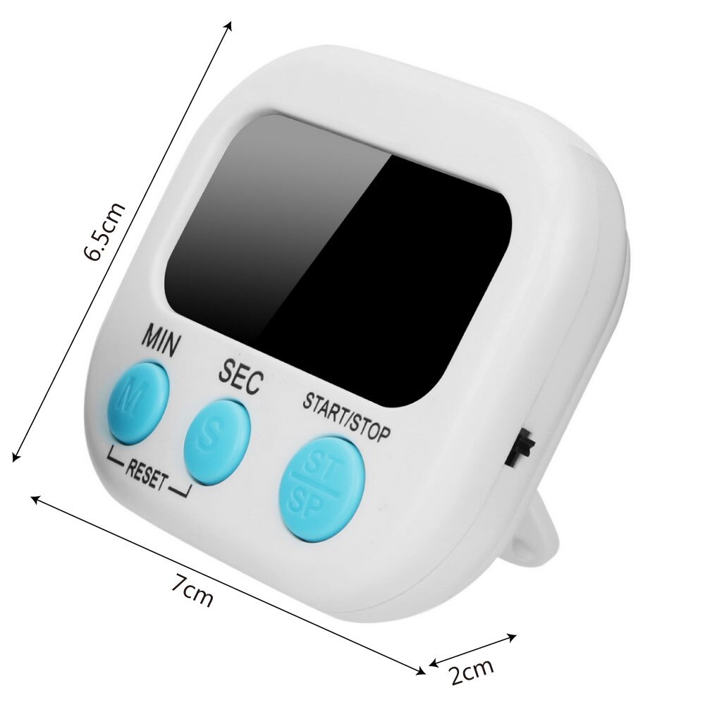 HILIFE Magnetic LCD Digital Kitchen Timer Kitchen Countdown Timer Alarm with Stand Practical Cooking Count Down Clock