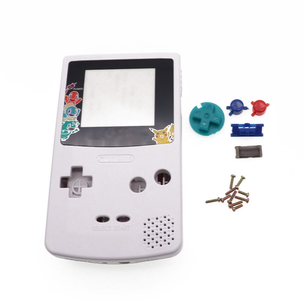 TingDong 1pcs Housing Shell Cover for Nintend GameBoy Color for GBC Housing Case Pack: J