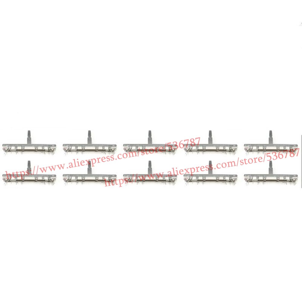 Potenciómetro deslizante de doble unidad para ALPS, 6CM, B10KX2, 10K, DJM600, 600, 439C-10KBX2, 10 unids/lote