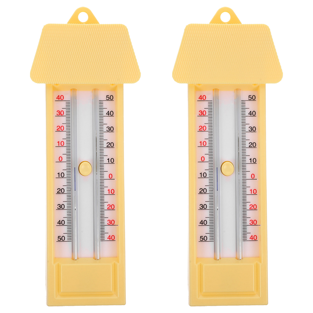 2 szt. Termometr robić szklarni Wskaźnik temperatury wewnętrznej Narzędzie pomiarowe robić użytku domowego w pomieszczeniu: Default Title