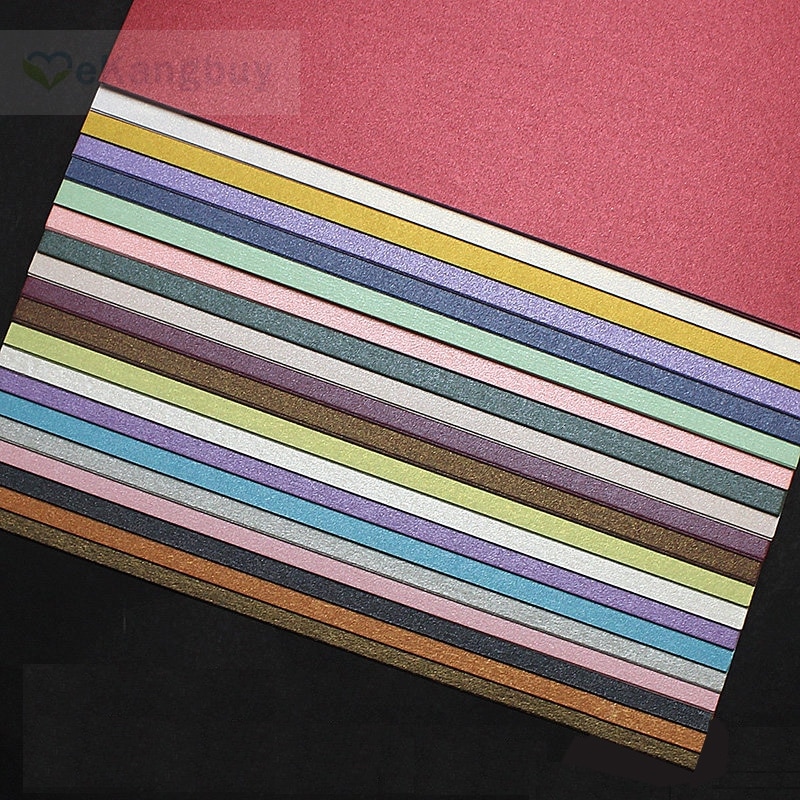 A5 Pearl Color Card Paper 250g Cardstock 20 colors optional