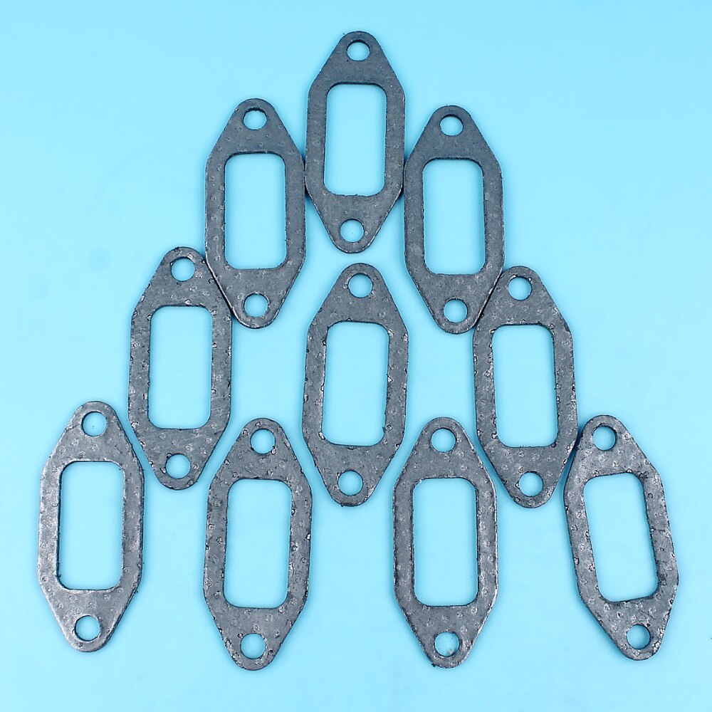 10Pcs Exhaust Muffler Gasket For Husqvarna 362 365 371 372 372XP 372 XP Chainsaw Replacement Spare Part