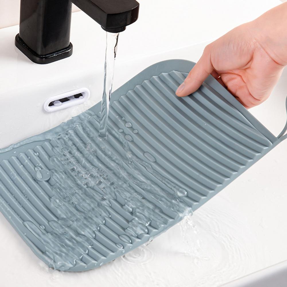 Washboard Hanging More Thicker Soft Glue Home Strong Friction Scrubboard for Clothes Portable Washing Machine
