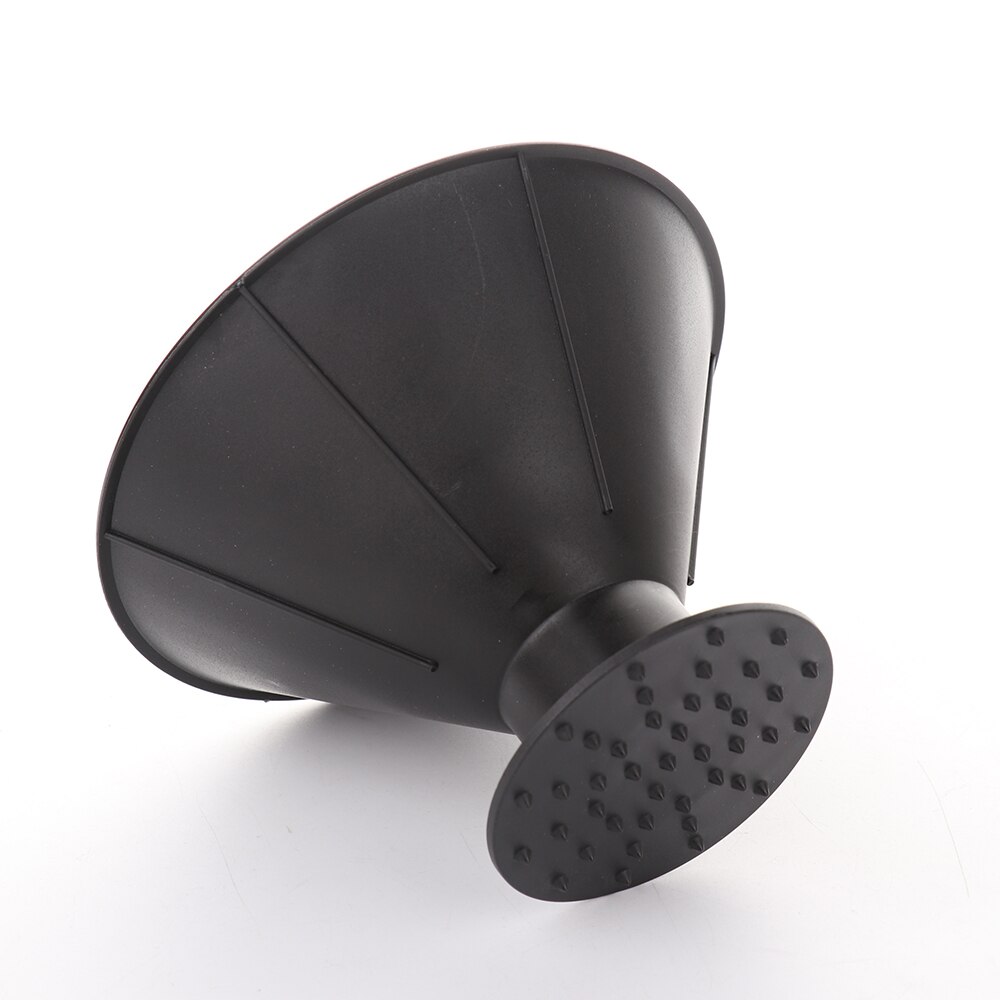 Auto Car Magic Window Windshield Car Ice Scraper Shaped Funnel Snow Remover Deicer Cone Deicing Tool Scraping ONE Round: black