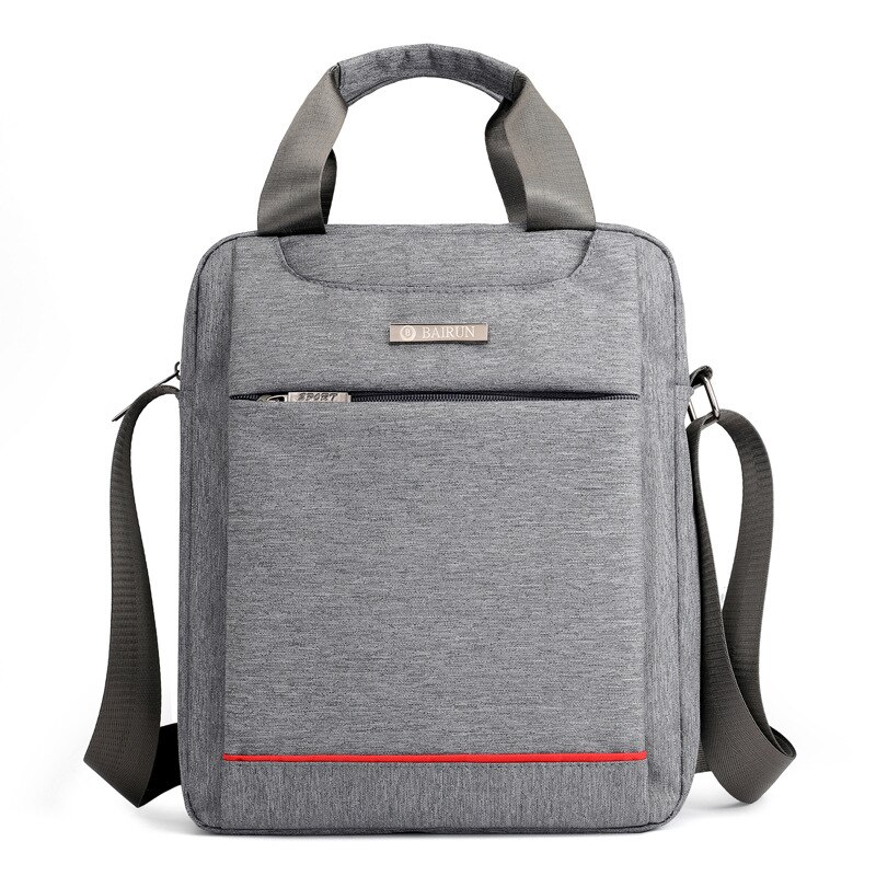 Tas cross border zakelijke en vrijetijdstas licht waterdicht een schouder handtas schuine crossbody heren reistas: Grijs