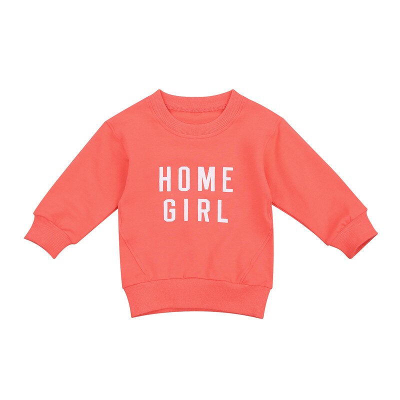 sudaderas con capucha para niños, Camisa estampada con letras, cuello redondo, manga larga, Top gris, sudaderas con capucha para niños y niñas, ropa infantil: A / 12 18Months